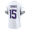 Zennovawear Men's Minnesota Vikings Dallas Turner White Alternate Game Player Jersey