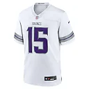 Zennovawear Men's Minnesota Vikings Dallas Turner White Alternate Game Player Jersey