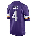 Zennovawear Men's Minnesota Vikings Dalvin Cook Purple Game Jersey