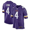 Zennovawear Men's Minnesota Vikings Dalvin Cook Purple Game Jersey