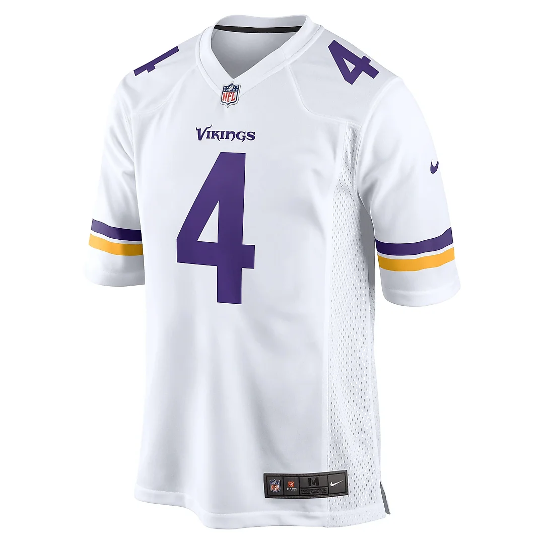 Zennovawear Men's Minnesota Vikings Dalvin Cook White Game Jersey