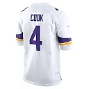 Zennovawear Men's Minnesota Vikings Dalvin Cook White Game Jersey