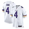Zennovawear Men's Minnesota Vikings Dalvin Cook White Game Jersey