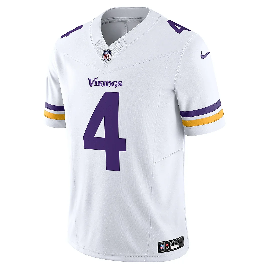 Zennovawear Men's Minnesota Vikings Dalvin Cook White Vapor F.U.S.E. Limited Jersey