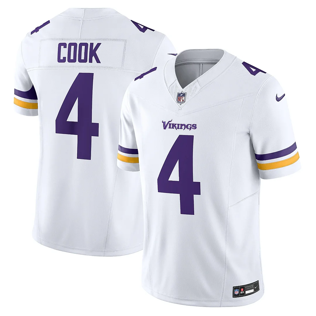 Zennovawear Men's Minnesota Vikings Dalvin Cook White Vapor F.U.S.E. Limited Jersey
