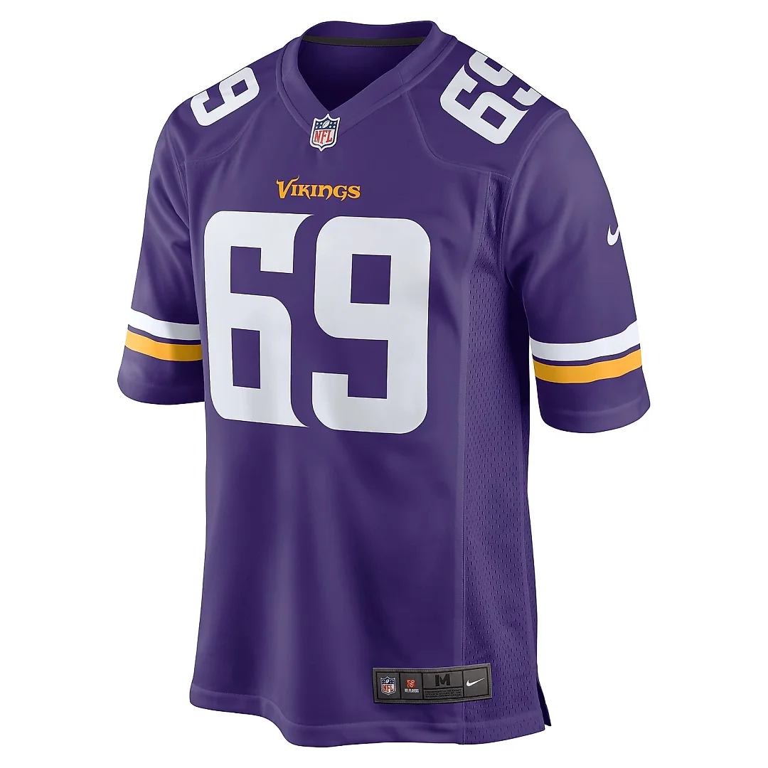 Zennovawear Men's Minnesota Vikings Dan Feeney Purple Team Game Jersey