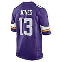 Zennovawear Men's Minnesota Vikings Daniel Jones Purple Team Game Jersey