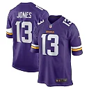 Zennovawear Men's Minnesota Vikings Daniel Jones Purple Team Game Jersey
