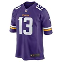 Zennovawear Men's Minnesota Vikings Daniel Jones Purple Team Game Jersey