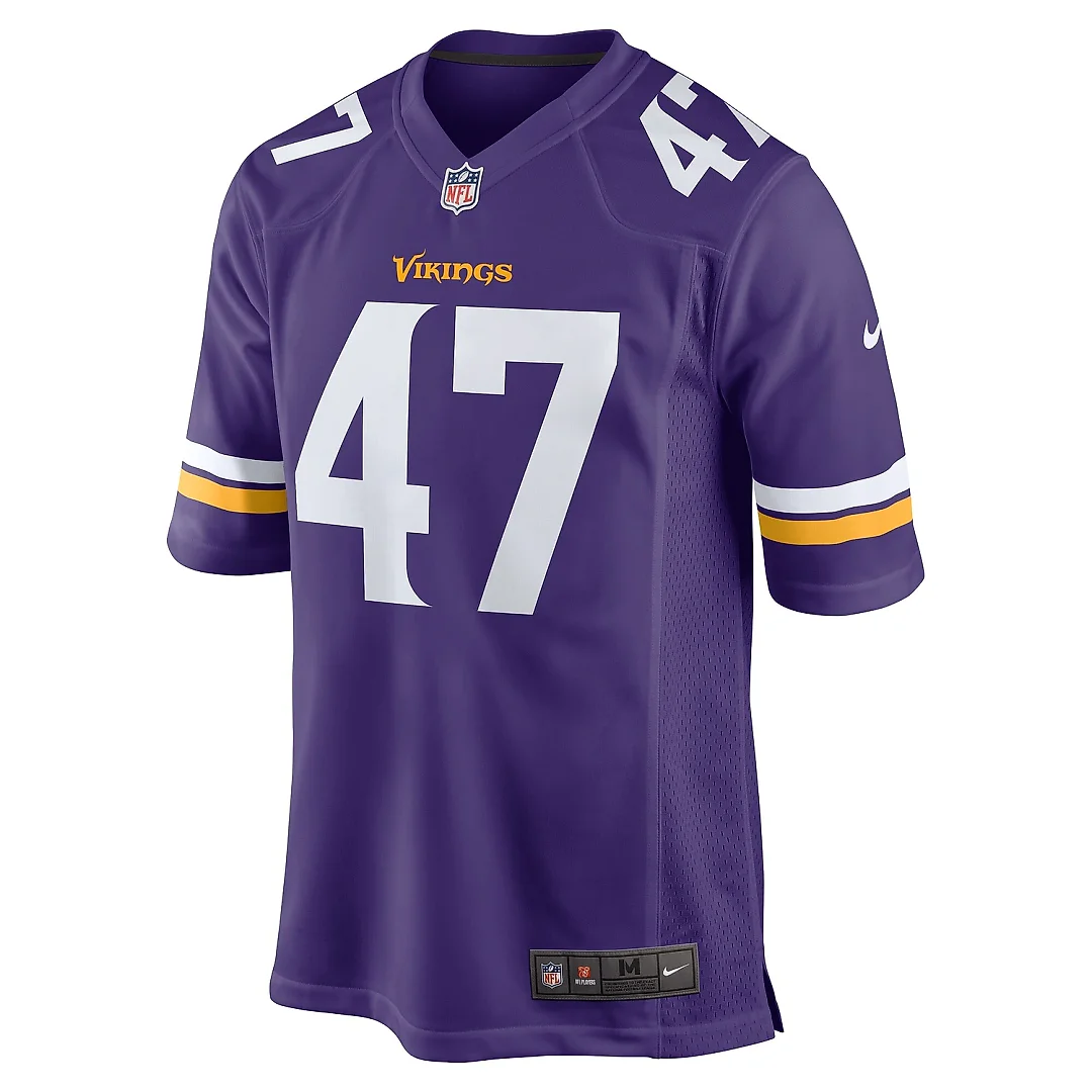 Zennovawear Men's Minnesota Vikings Dwight McGlothern Jr. Purple Game Jersey