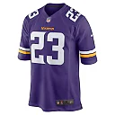 Zennovawear Men's Minnesota Vikings Fabian Moreau Purple Game Jersey