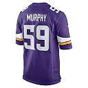 Zennovawear Men's Minnesota Vikings Gabriel Murphy Purple Game Jersey