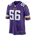 Zennovawear Men's Minnesota Vikings Garrett Bradbury Purple Game Jersey
