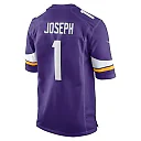 Zennovawear Men's Minnesota Vikings Greg Joseph Purple Game Jersey