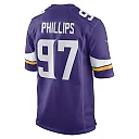 Zennovawear Men's Minnesota Vikings Harrison Phillips Purple Game Player Jersey