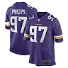 Zennovawear Men's Minnesota Vikings Harrison Phillips Purple Game Player Jersey