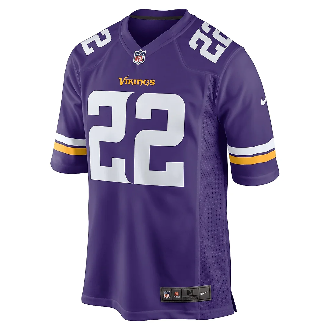 Zennovawear Men's Minnesota Vikings Harrison Smith Purple Game Jersey
