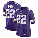 Zennovawear Men's Minnesota Vikings Harrison Smith Purple Game Jersey