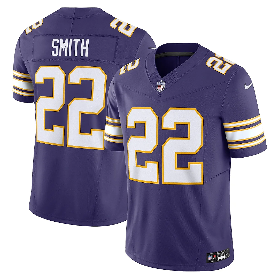 Zennovawear Men's Minnesota Vikings Harrison Smith Purple Vapor F.U.S.E. Limited Jersey