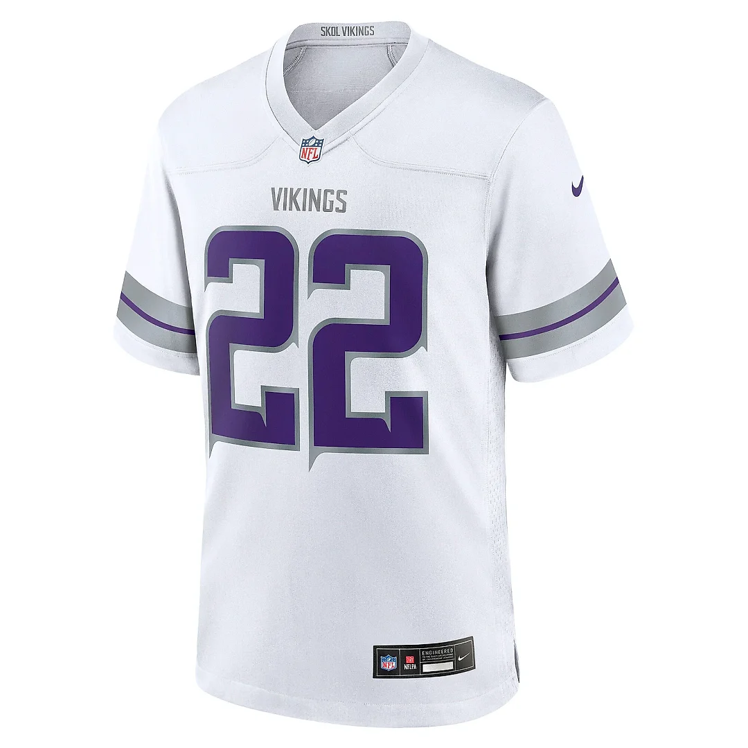 Zennovawear Men's Minnesota Vikings Harrison Smith White Alternate Game Jersey