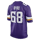 Zennovawear Men's Minnesota Vikings Henry Byrd Purple Team Game Jersey