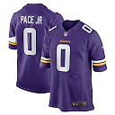 Zennovawear Men's Minnesota Vikings Ivan Pace Jr Purple Game Jersey