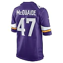 Zennovawear Men's Minnesota Vikings Jake McQuaide Purple Game Jersey