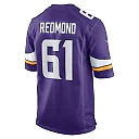 Zennovawear Men's Minnesota Vikings Jalen Redmond Purple Game Jersey