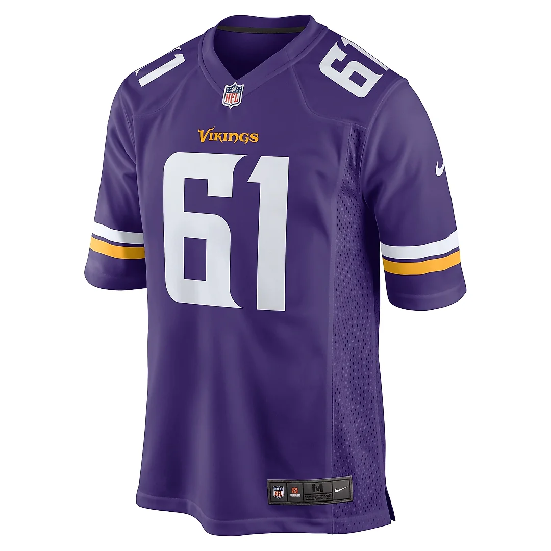 Zennovawear Men's Minnesota Vikings Jalen Redmond Purple Game Jersey