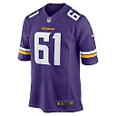 Zennovawear Men's Minnesota Vikings Jalen Redmond Purple Game Jersey