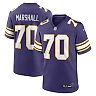 Zennovawear Men's Minnesota Vikings Jim Marshall Purple Classic Retired Player Jersey