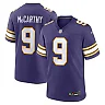 Zennovawear Men's Minnesota Vikings J.J. McCarthy Purple 2nd Alternate Player Game Jersey