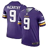 Zennovawear Men's Minnesota Vikings J.J. McCarthy Purple Team Legend Player Performance Jersey