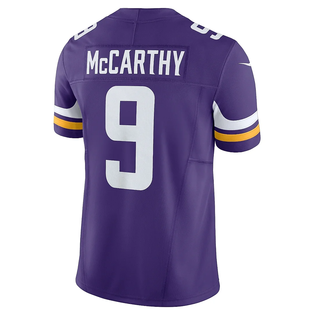 Zennovawear Men's Minnesota Vikings J.J. McCarthy Purple Vapor F.U.S.E. Limited Jersey