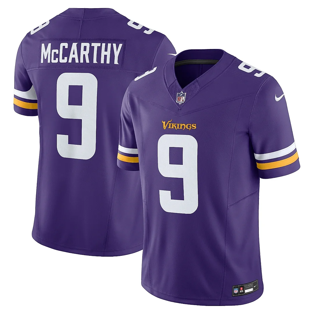 Zennovawear Men's Minnesota Vikings J.J. McCarthy Purple Vapor F.U.S.E. Limited Jersey