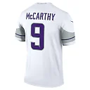 Zennovawear Men's Minnesota Vikings J.J. McCarthy White Alternate Legend Player Performance Top