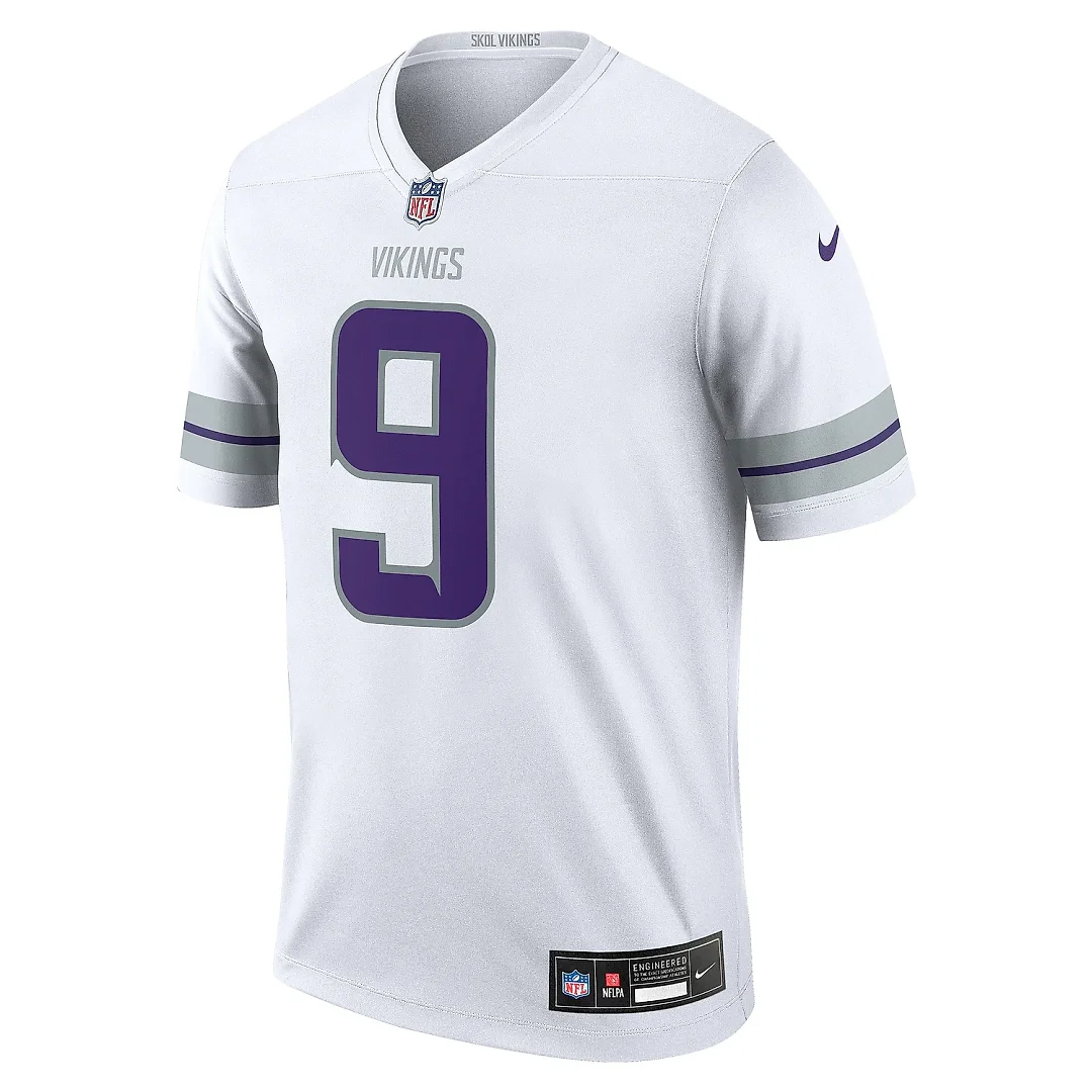 Zennovawear Men's Minnesota Vikings J.J. McCarthy White Alternate Legend Player Performance Top