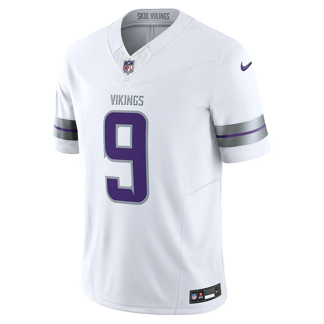 Zennovawear Men's Minnesota Vikings J.J. McCarthy White Vapor F.U.S.E. Limited Jersey