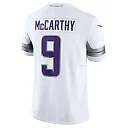 Zennovawear Men's Minnesota Vikings J.J. McCarthy White Vapor F.U.S.E. Limited Jersey