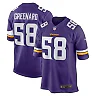 Zennovawear Men's Minnesota Vikings Jonathan Greenard Purple Team Game Jersey