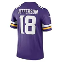 Zennovawear Men's Minnesota Vikings Justin Jefferson Purple Alternate Legend Player Performance Top