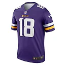 Zennovawear Men's Minnesota Vikings Justin Jefferson Purple Alternate Legend Player Performance Top