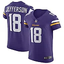 Zennovawear Men's Minnesota Vikings Justin Jefferson Purple Home Vapor Elite Jersey