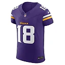 Zennovawear Men's Minnesota Vikings Justin Jefferson Purple Vapor F.U.S.E. Elite Jersey