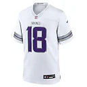 Zennovawear Men's Minnesota Vikings Justin Jefferson White Alternate Game Player Jersey