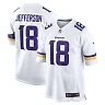 Zennovawear Men's Minnesota Vikings Justin Jefferson White Game Player Jersey