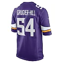 Zennovawear Men's Minnesota Vikings Kamu Grugier-Hill Purple Game Jersey