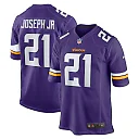Zennovawear Men's Minnesota Vikings Kelvin Joseph Jr. Purple Team Game Jersey
