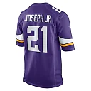 Zennovawear Men's Minnesota Vikings Kelvin Joseph Jr. Purple Team Game Jersey