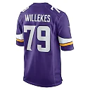 Zennovawear Men's Minnesota Vikings Kenny Willekes Purple Game Jersey